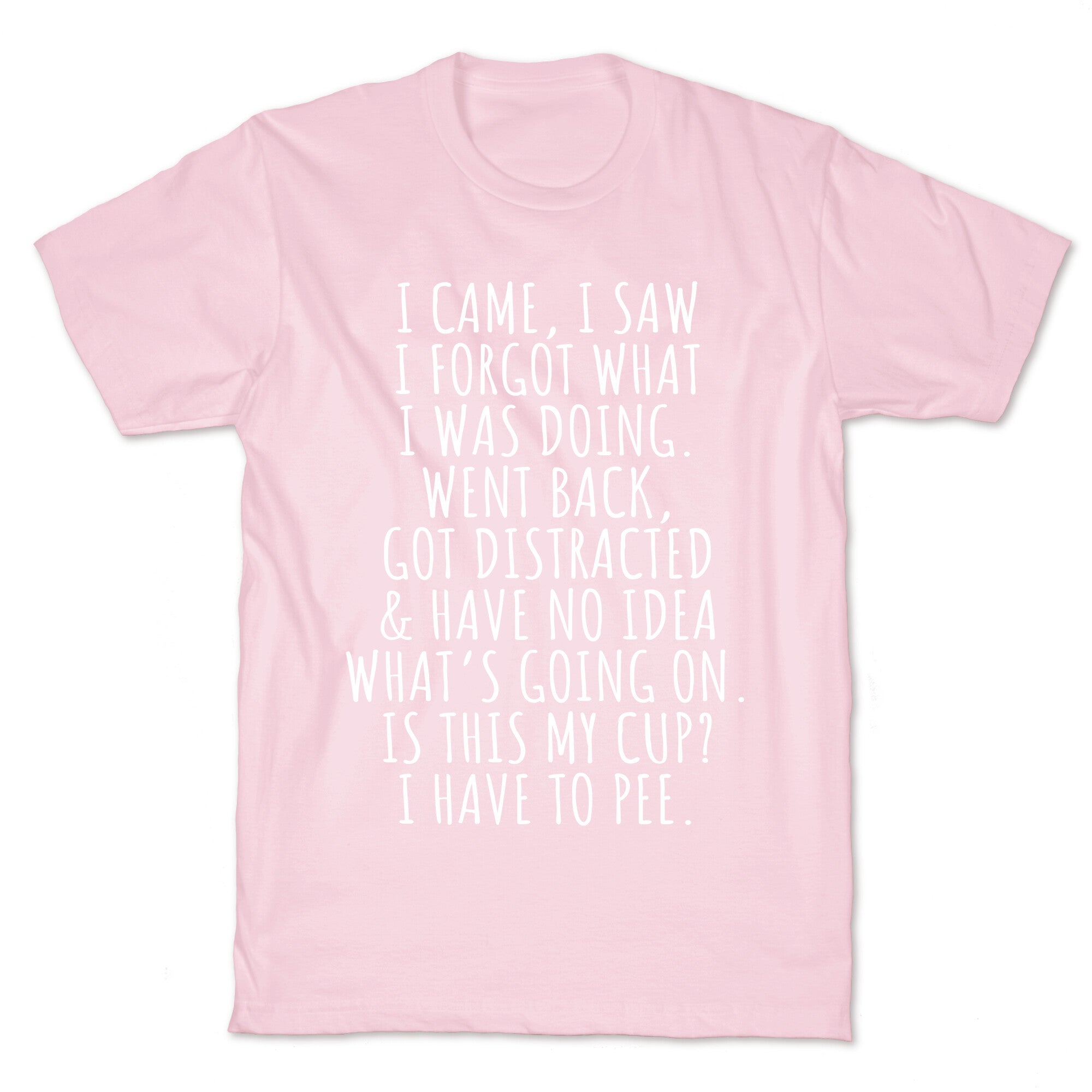 I Came I Saw I Forgot What I Was Doing T-Shirt